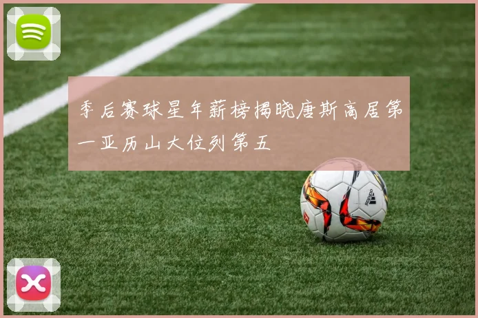 季后赛球星年薪榜揭晓唐斯高居第一亚历山大位列第五